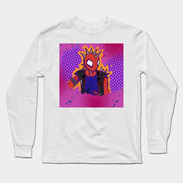 Spider Punk Long Sleeve T-Shirt by perritosonfire